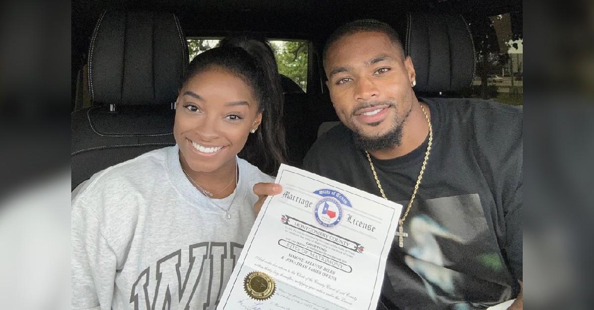 Simone Biles and Jonathan Owens Attend World Series Game 1 in Houston