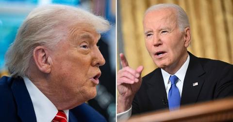 Composite photo of Donald Trump and Joe Biden.