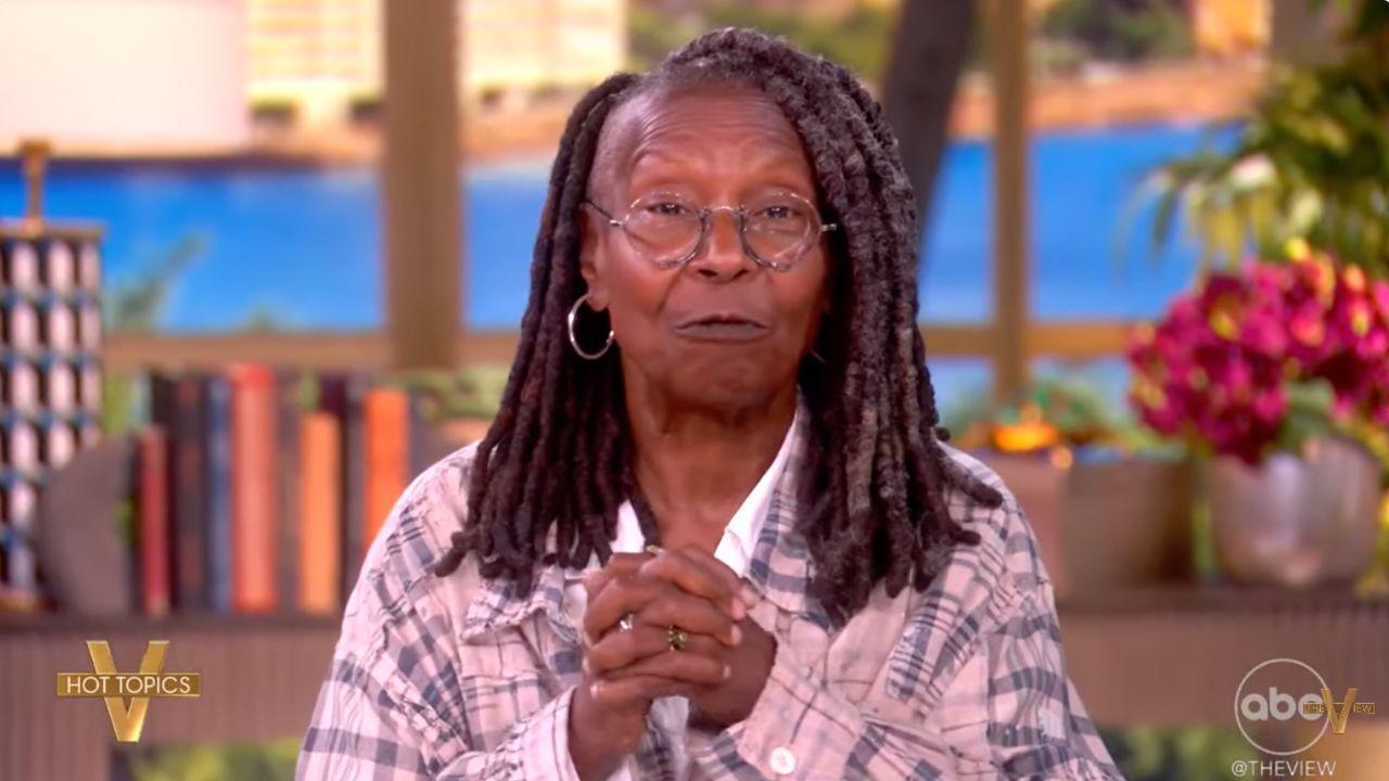 photo of 'The View' audience cracked up at Whoopi Goldberg's joke.