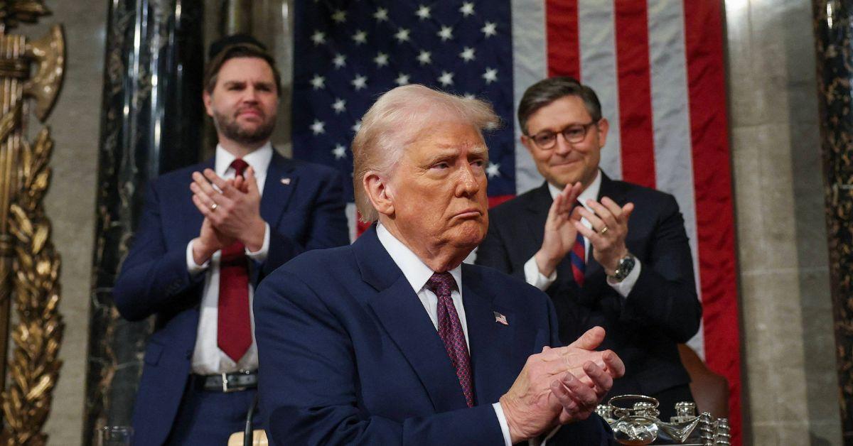 donald trump white house feasting mcdonalds state of the union speech