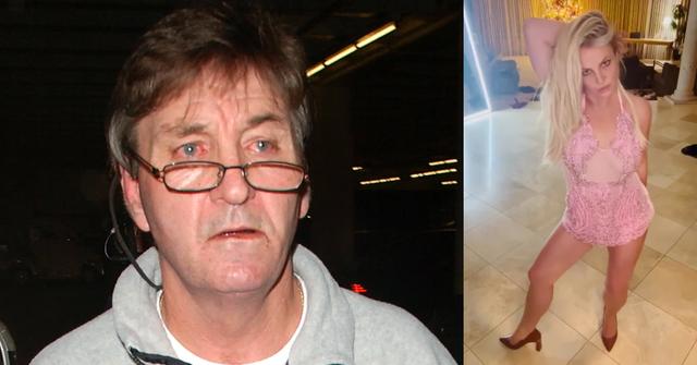 britney spears dancing lingerie father jamie leg amputated