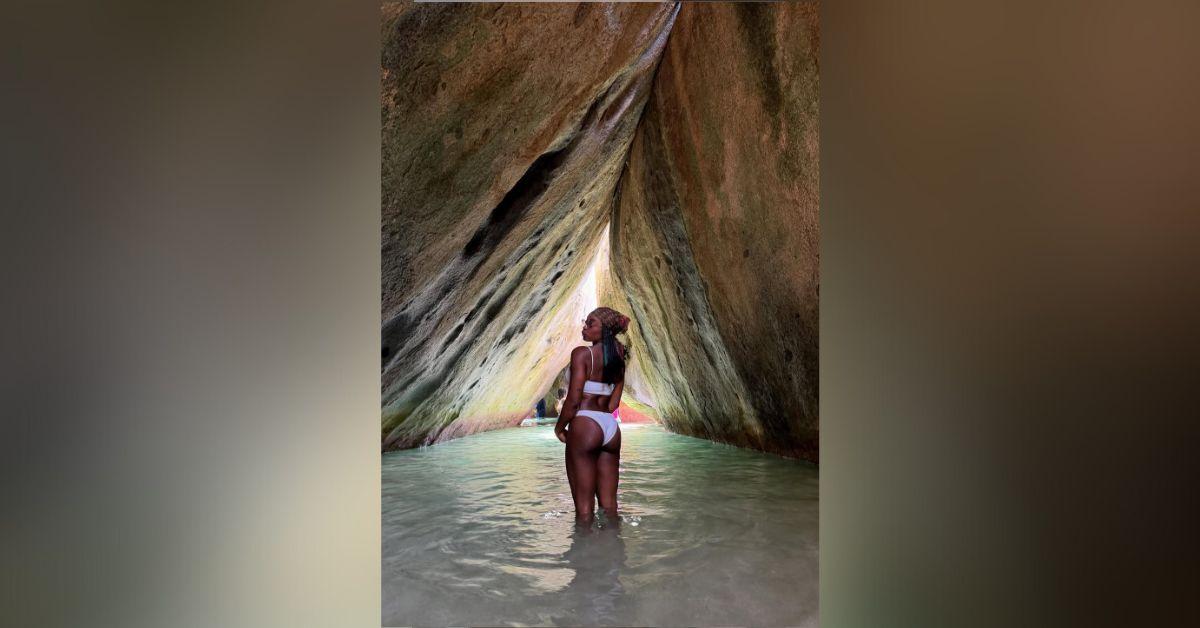 image of Plastic surgery rumors started after Simone Biles shared recent bikini pics.