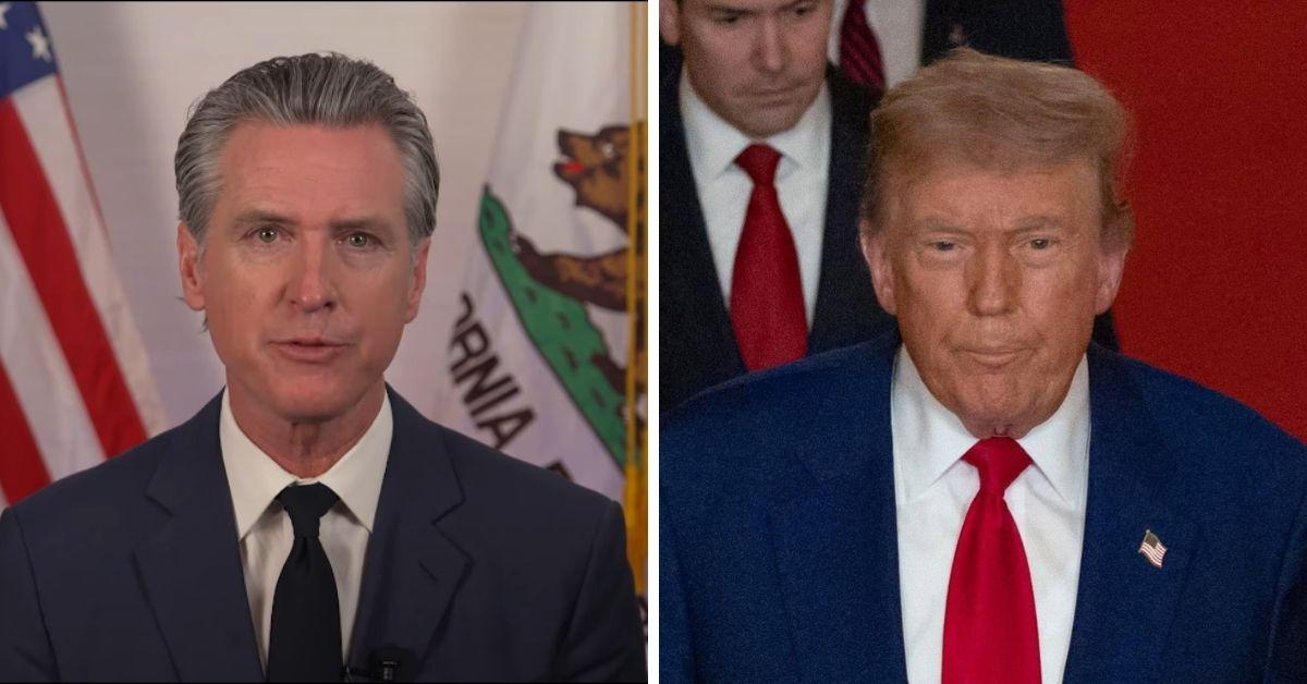 Photo of Gavin Newsom and Donald trump