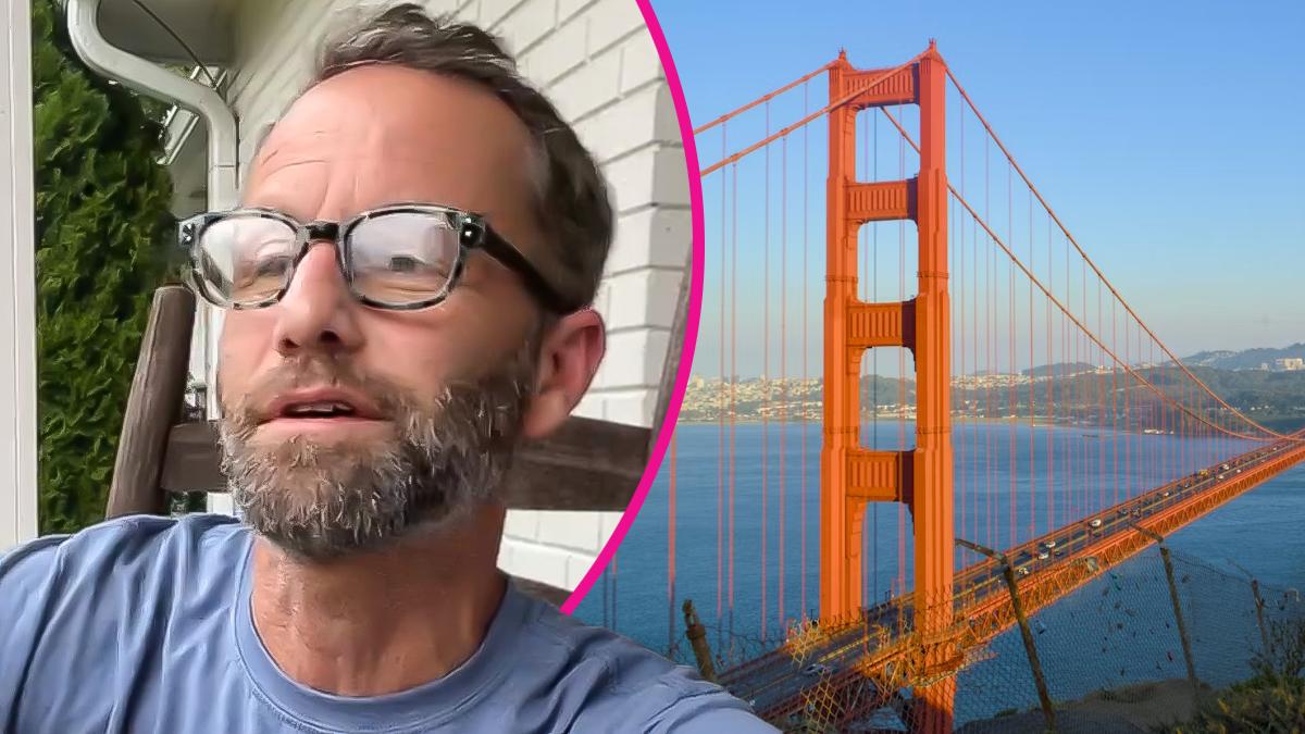 Composite photo of Kirk Cameron and California.