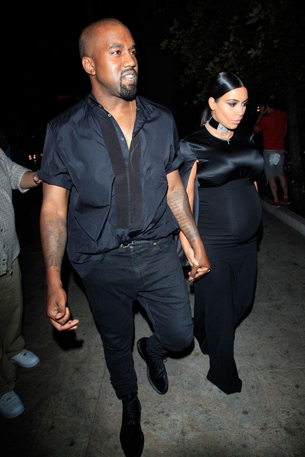 Kim kardashian waxes kanye westt