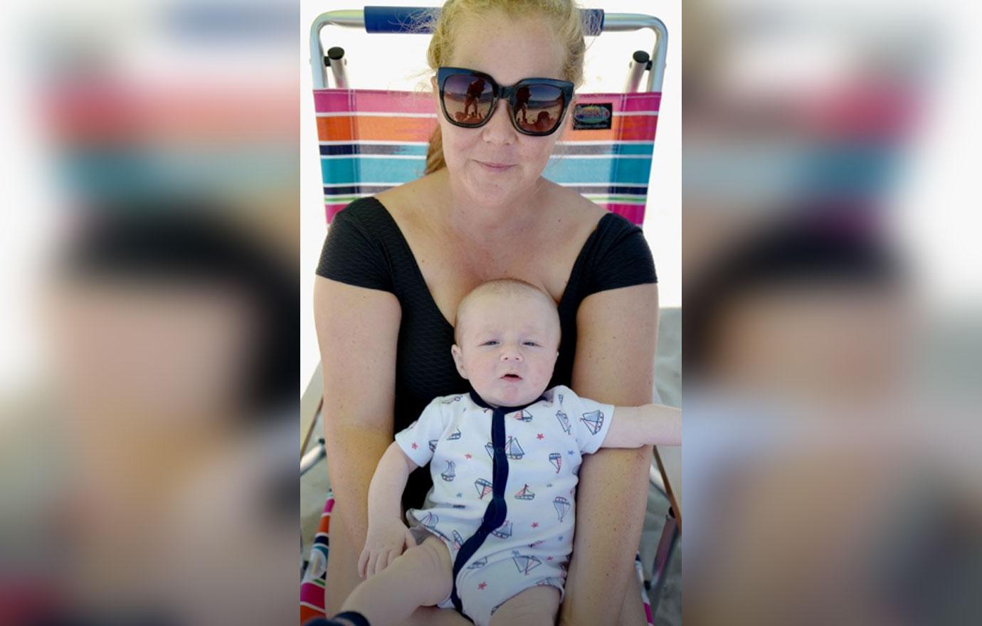 Amy Schumer & son