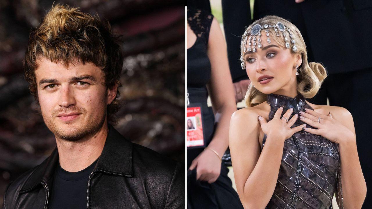 image of Joe Keery and Sabrina Carpenter fueled dating rumors after attending the same 'SNL' after-party.