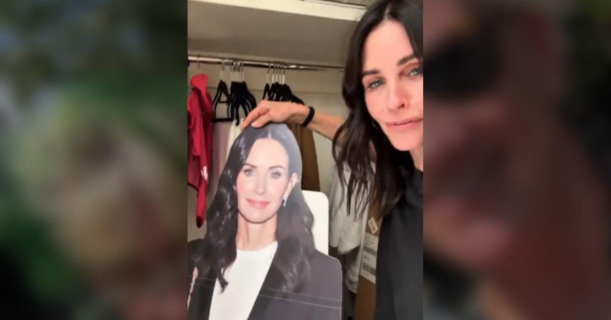 Courteney Cox Gives Rare Closet Tour Filled With Bizarre Items: Video