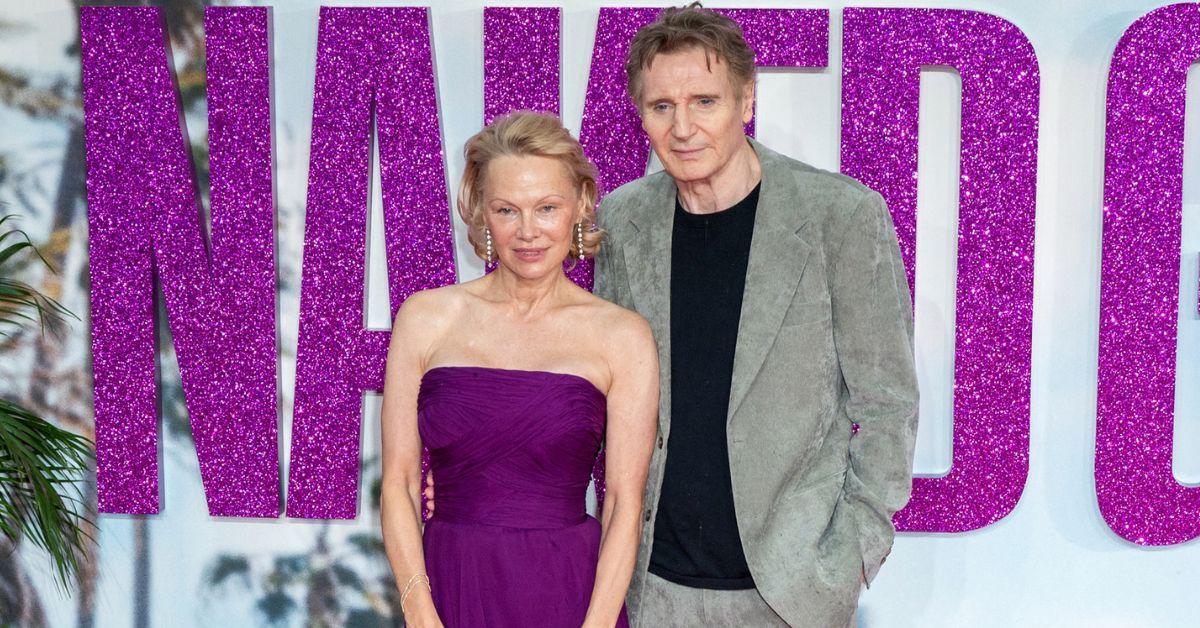 Image of Pamela Anderson and Liam Neeson