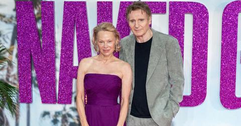 Image of Pamela Anderson and Liam Neeson