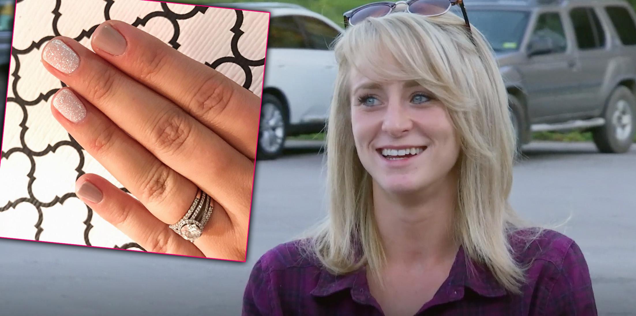 Leah messer married engaged rings instagram nails h