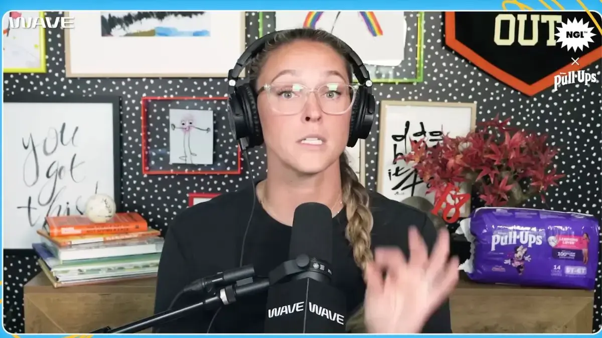 Image of The podcast host previously revealed she has a rough plan to eventually undergo a b----- lift after having four children.