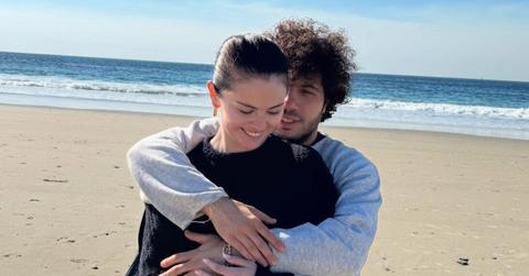 Photo of Selena Gomez and Benny Blanco.