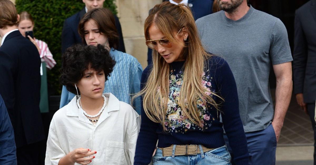 Jennifer Lopez & Emme Hold Hands In Paris: Photos