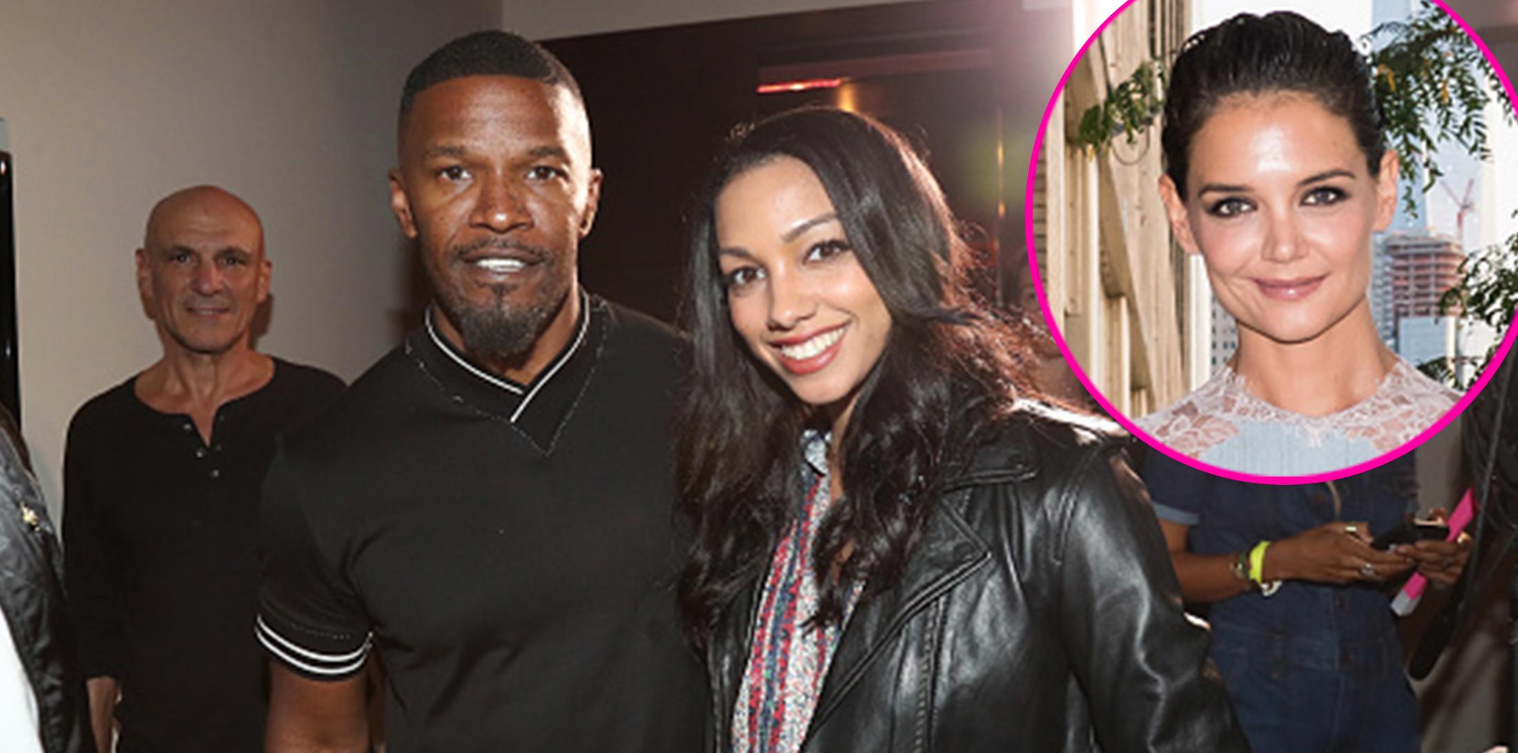 Katie holmes jamie foxx nyfw feature