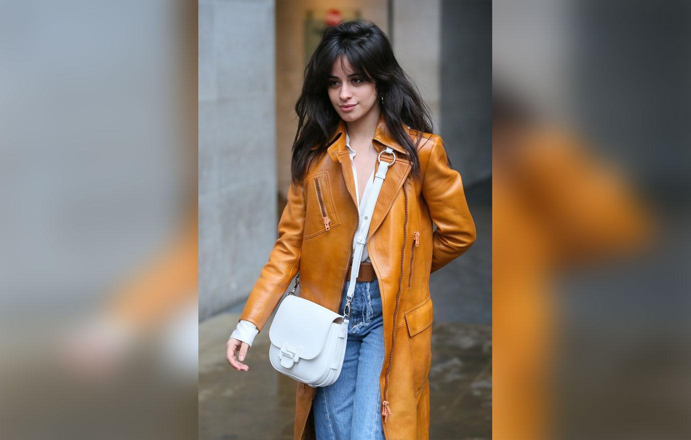 Camila Cabello leaves BBC Radio One Studios after appearing on the show &#8211; London