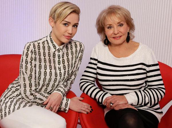 Barbara walters miley cyrus