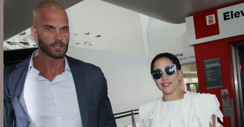 Lady Gaga is spotted as she arrives at LAX Airport in Los Angeles, Ca