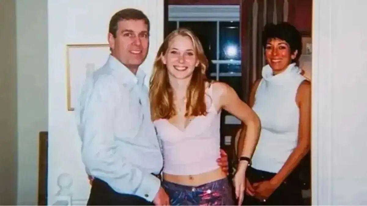 image of Andrew Mountbatten-Windsor was pictured with his accuser and Jeffrey Epstein's infamous co-conspirator Ghislaine Maxwell.