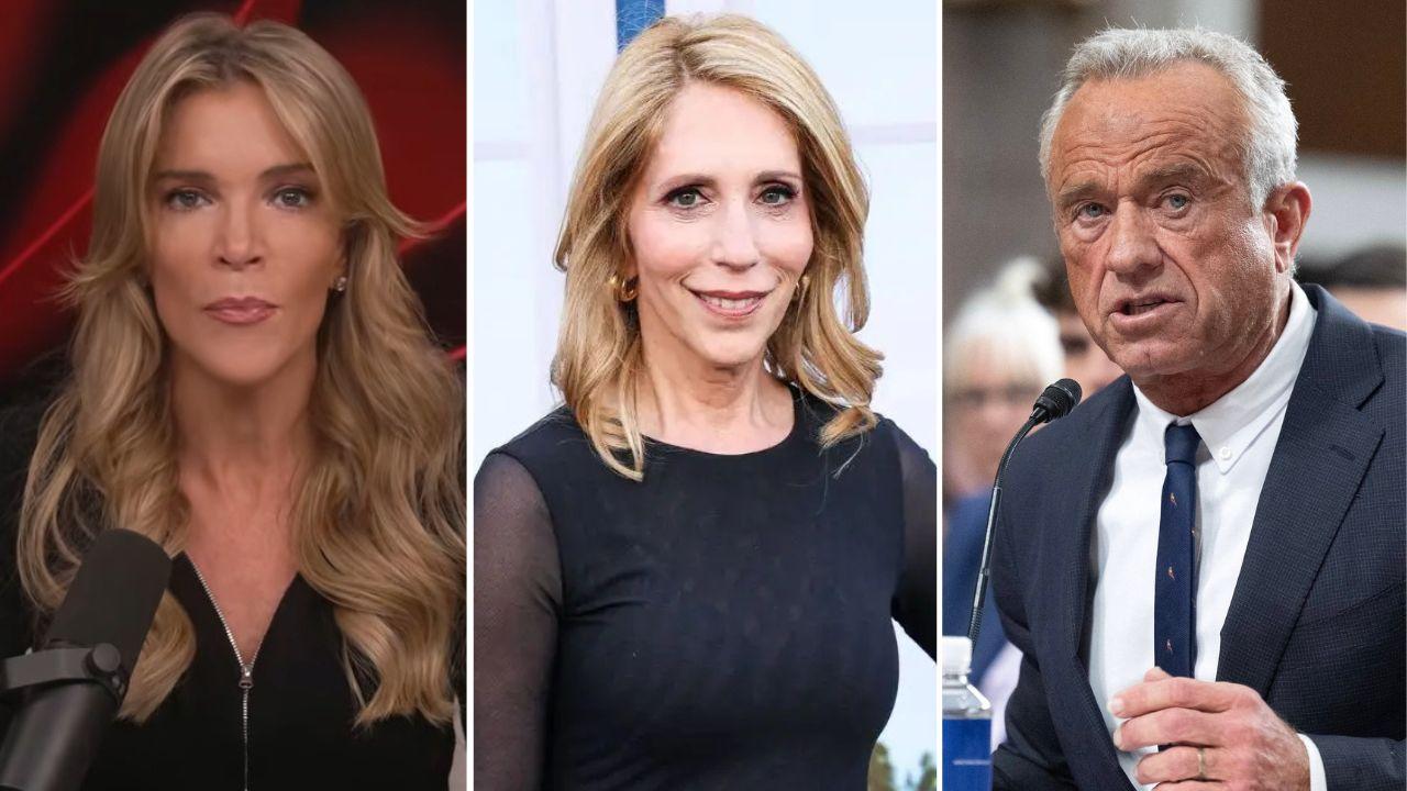 Photo of Megyn Kelly, Dana Bash and Robert F. Kennedy Jr.