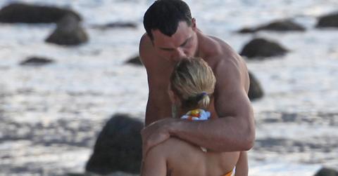 EXCLUSIVE: Hayden Panettiere looking for shells on the beach in Hawaii.