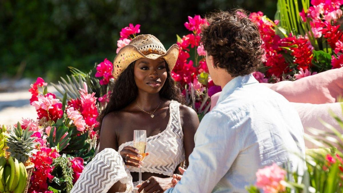 love island olandria carthen nic vansteenberghe cutest moments together photos