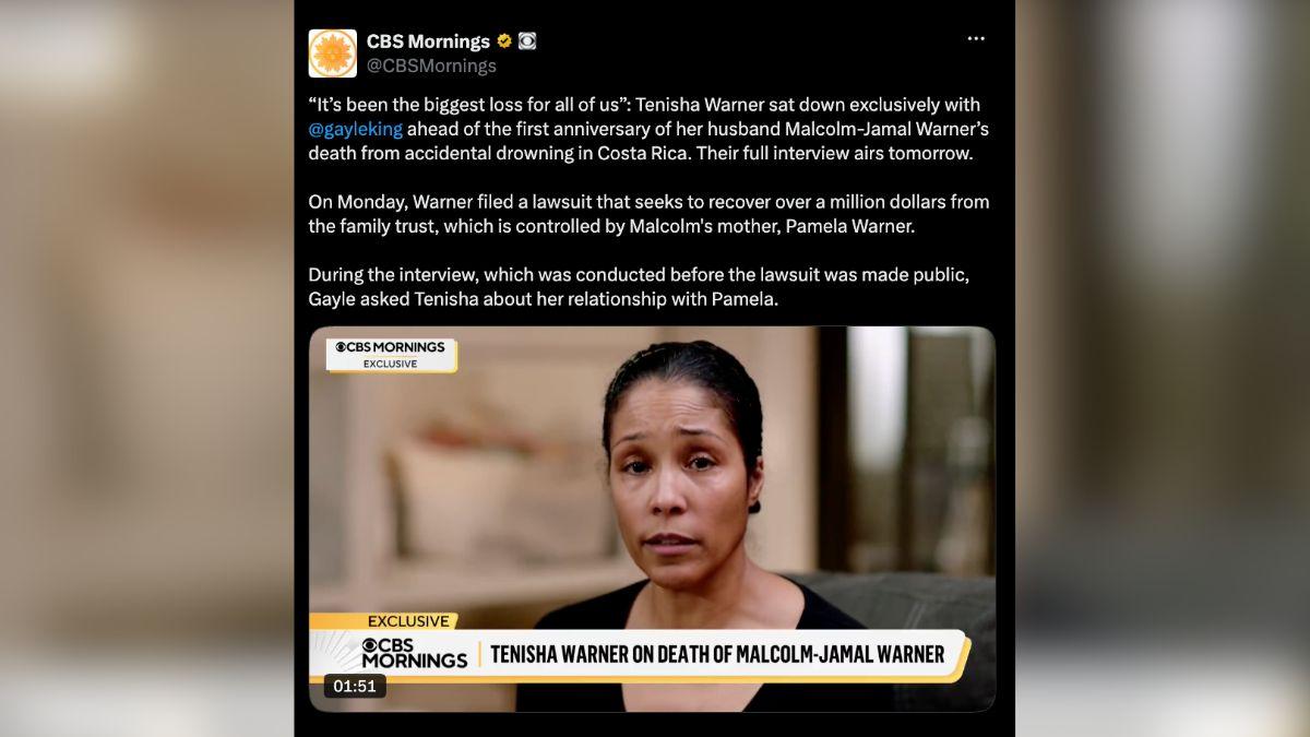 Image of A CBS interview hinted at family tensions after the actor’s death.