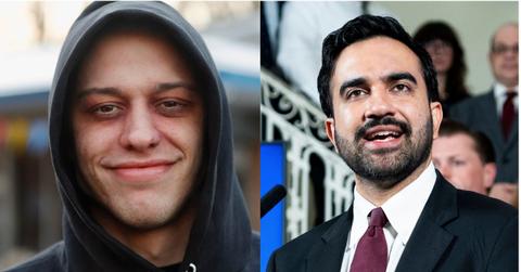 image of comedian Pete Davidson and New York City Mayor Zohran Mamdani