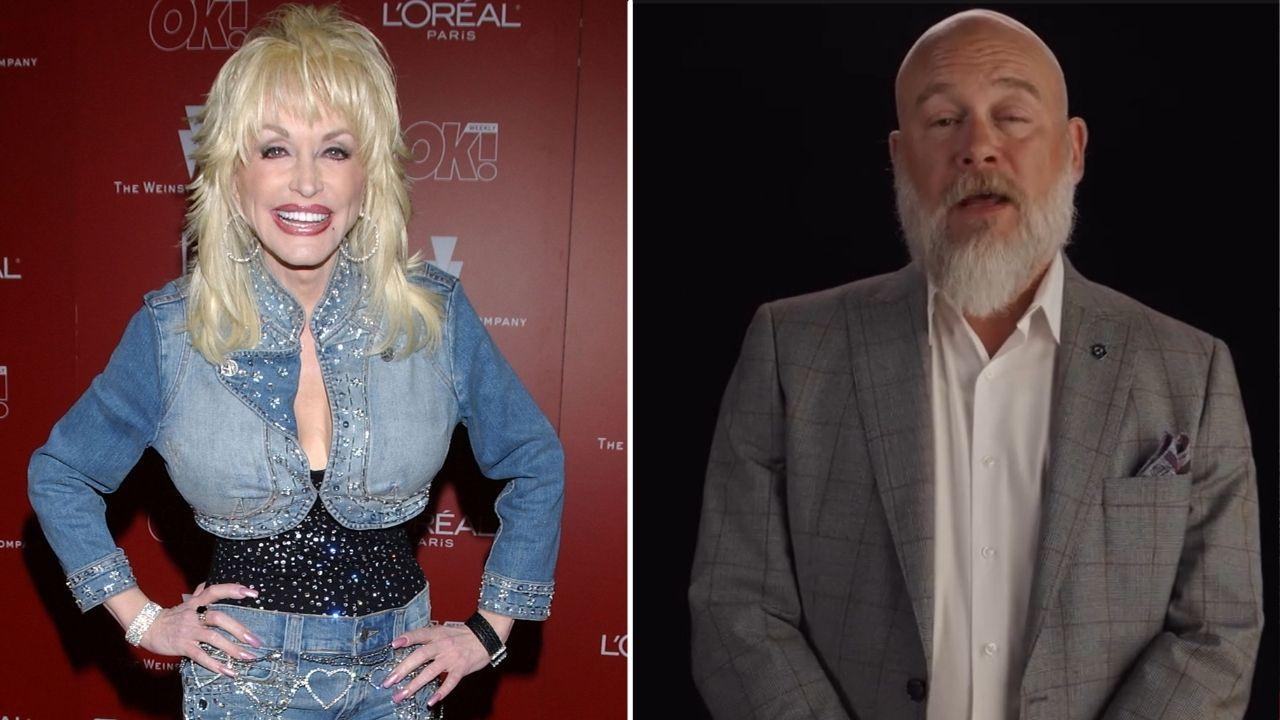 Split photo of Dolly Parton and Bryan Seaver