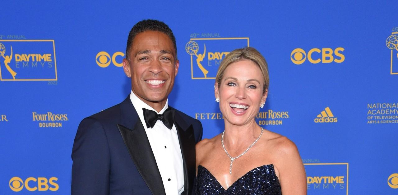 Amy Robach & T.J. Holmes Seen Kissing Amid Indefinite Leave From 'GMA