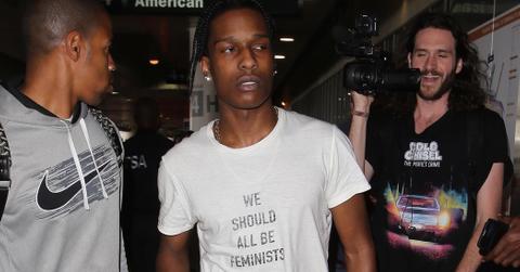 A$AP Rocky wearing Kendall Jenner’s Feminist Tee?