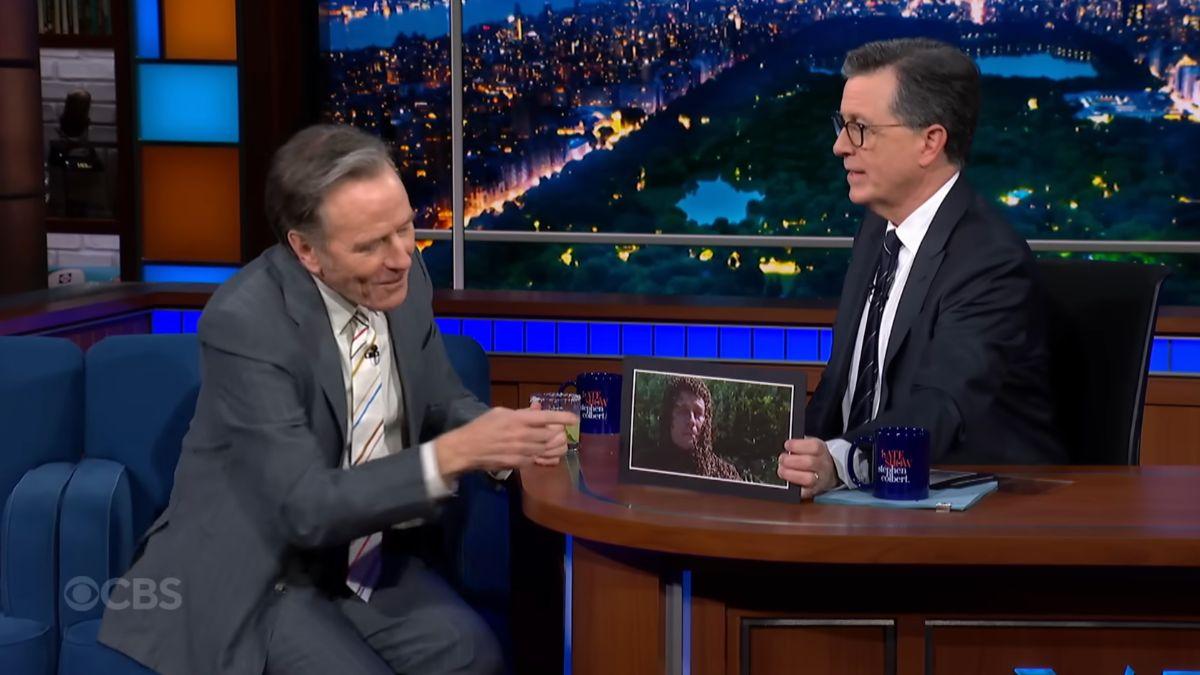 Image of Bryan Cranston said he was stung on his private part after being covered in 60,000 bees.