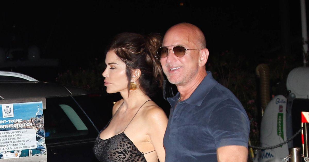 Photo of Lauren Sánchez and Jeff Bezos