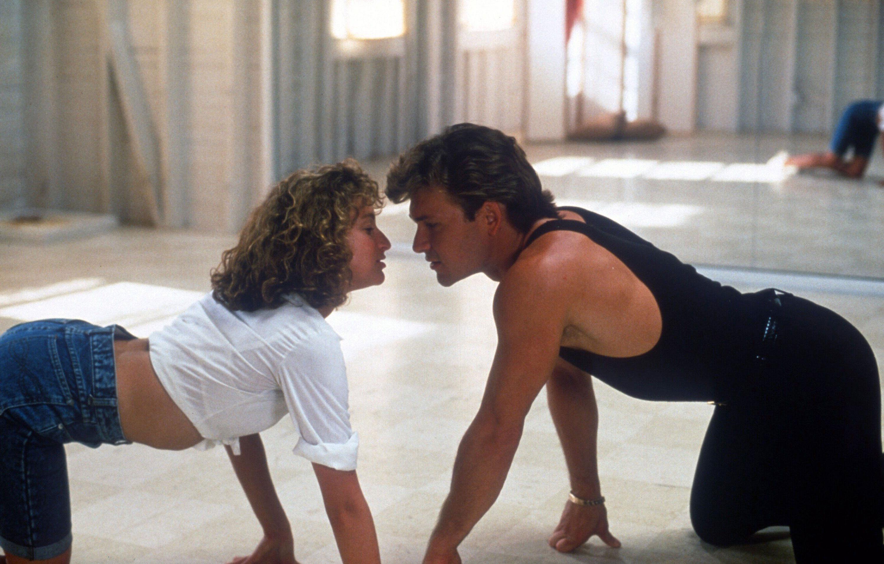 jennifer grey friction dirty dancing love interest patrick swayze