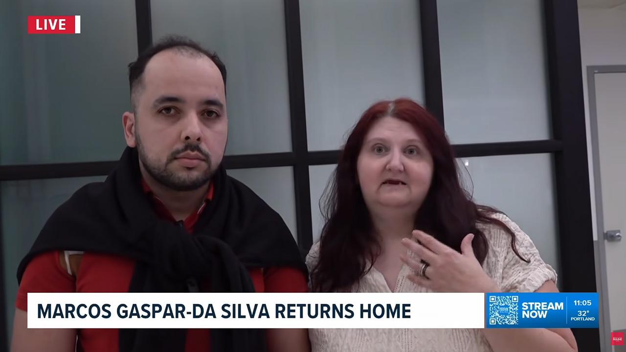photo of Alessia Gaspar-Da Silva said her husband was released without his passport or phone.