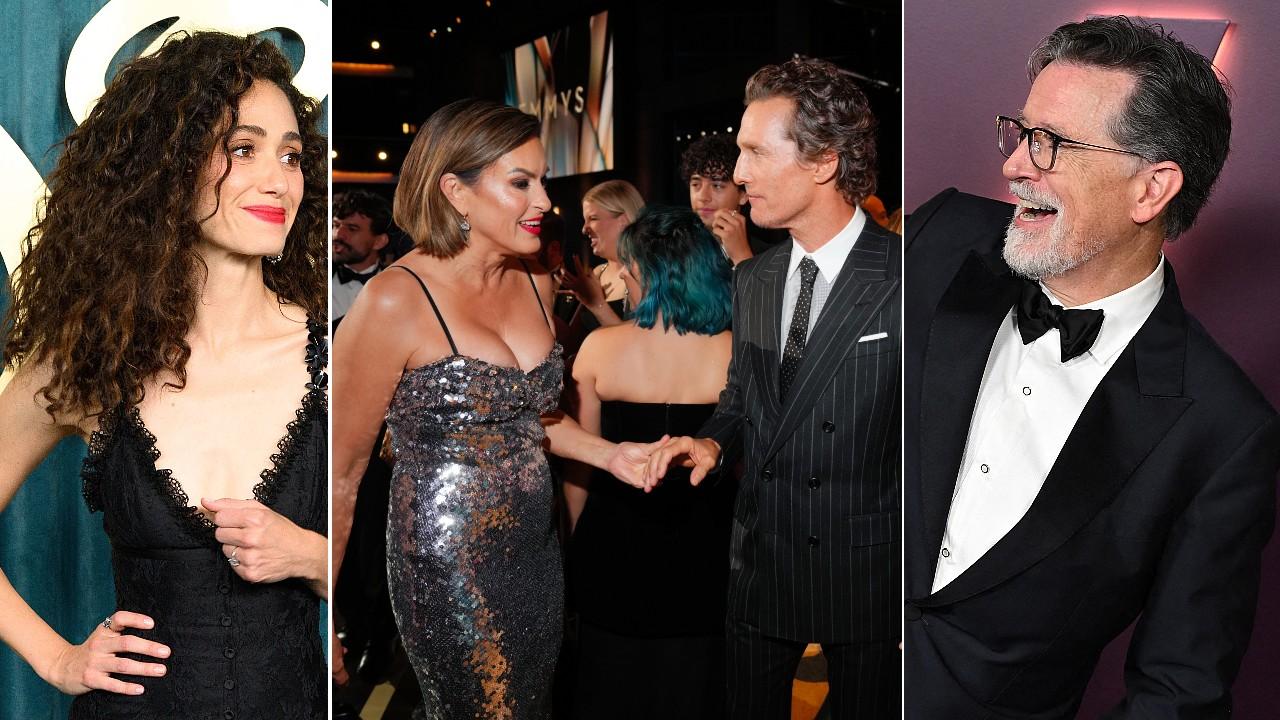 Image of Emmy Rossum, Mariska Hargitay, Matthew McConaughey and Stephen Colbert