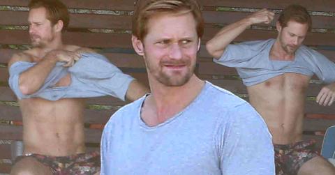 Alexander skarsgard shirtless mexico beach