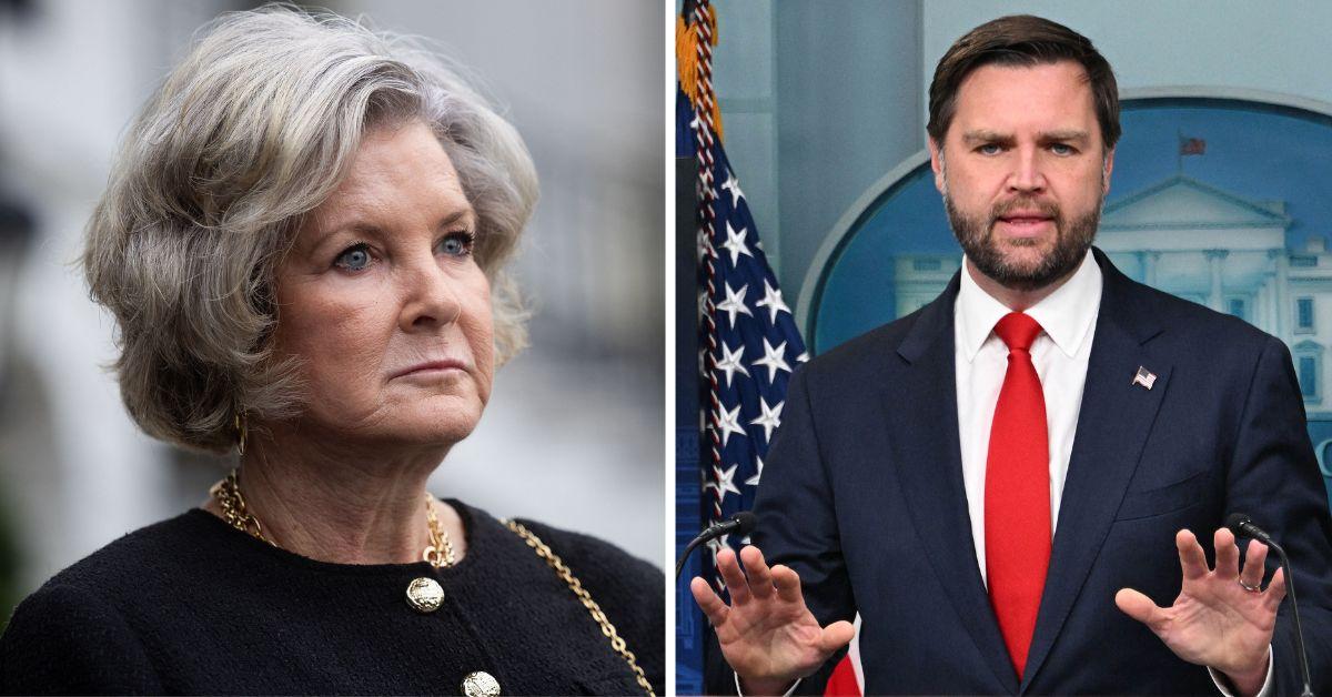 image of J.D. Vance claimed he and Susie Wiles 'have joked' about him being a conspiracy theorist.