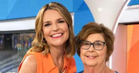photo of savannah guthrie and mom nancy guthrie