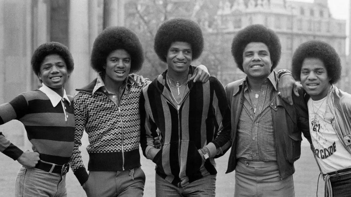 Photo of The Jackson 5 were inducted into the Rock & Roll Hall of Fame in 1997.