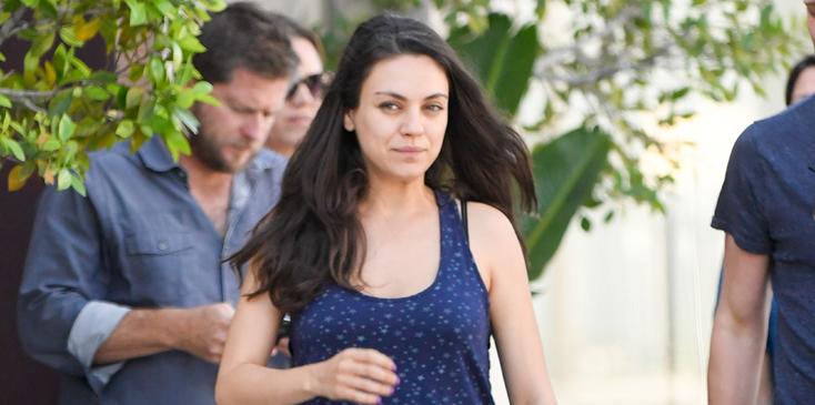 mila kunis pregnant second child ashton kutcher