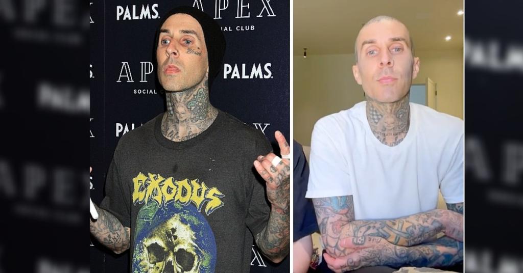 How Travis Barker Made His Face Tattoos Disappear