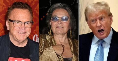 tom arnold claims his ex wife roseanne barr hated donald trump