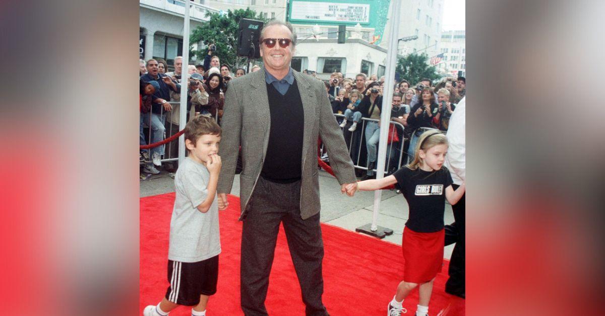 jack nicholson rare appearance with family