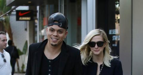 Ashlee Simpson and Evan Ross were seen shopping at Topshop Topman in West Hollywood, California