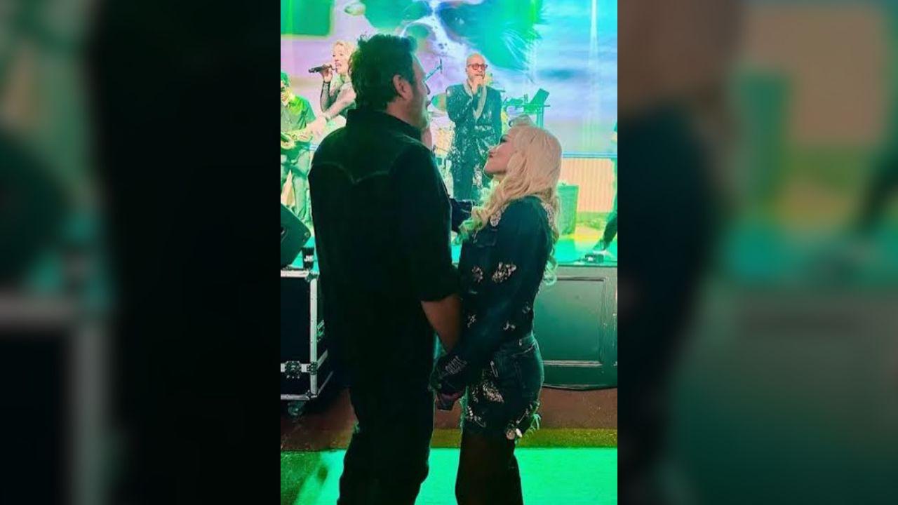 Image of the pair first met in 2014 while working as coaches on The Voice.