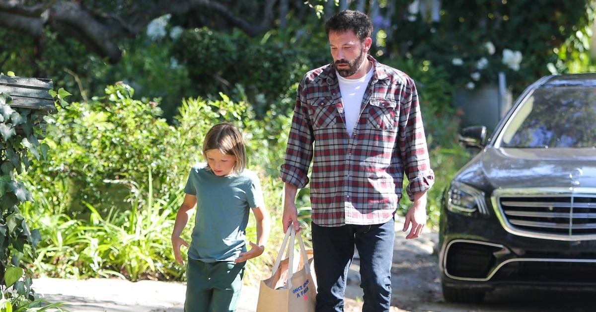 ben affleck spends quality time with his kids on th birthday with jennifer lopez nowhere in sight