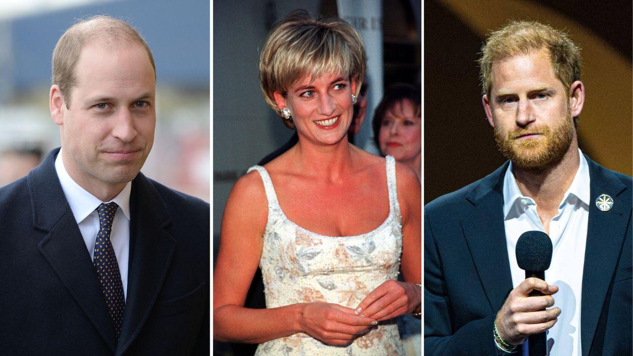 Prince Harry, Prince William, Princess Diana