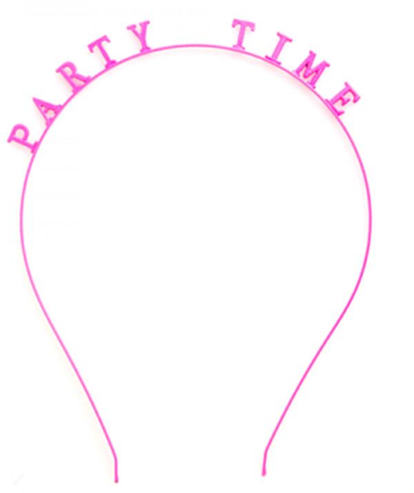 Bando girl talk headband party time pink silo NEW