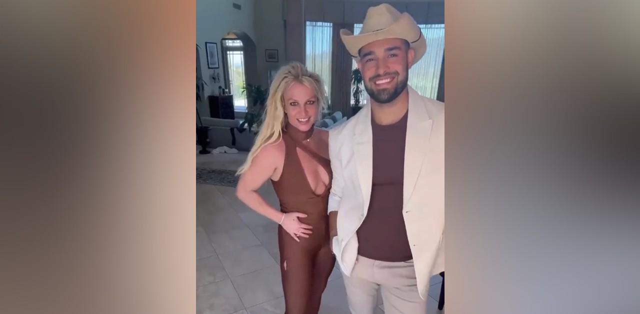 Britney Spears and Husband Sam Asghari Kiss In PDA-Packed Video pic